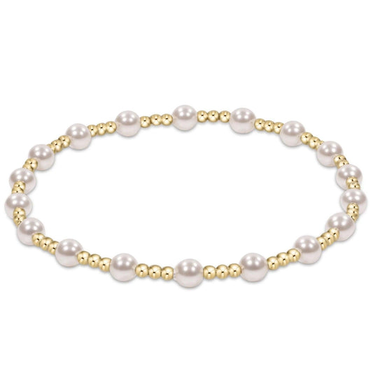 ENewton Classic Sincerity 4mm Bead Bracelet, Pearl
