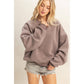 Crew Neck Oversized Sweatshirt