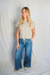 Judy Blue HW Palazzo Featherweight Rigid Elastic Pants