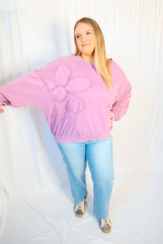 Flower Patch Pullover