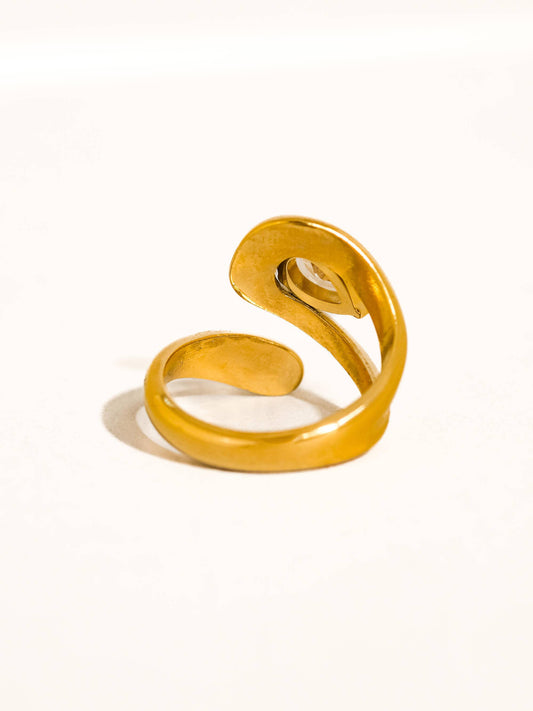 Ronnie Wrap CZ Ring