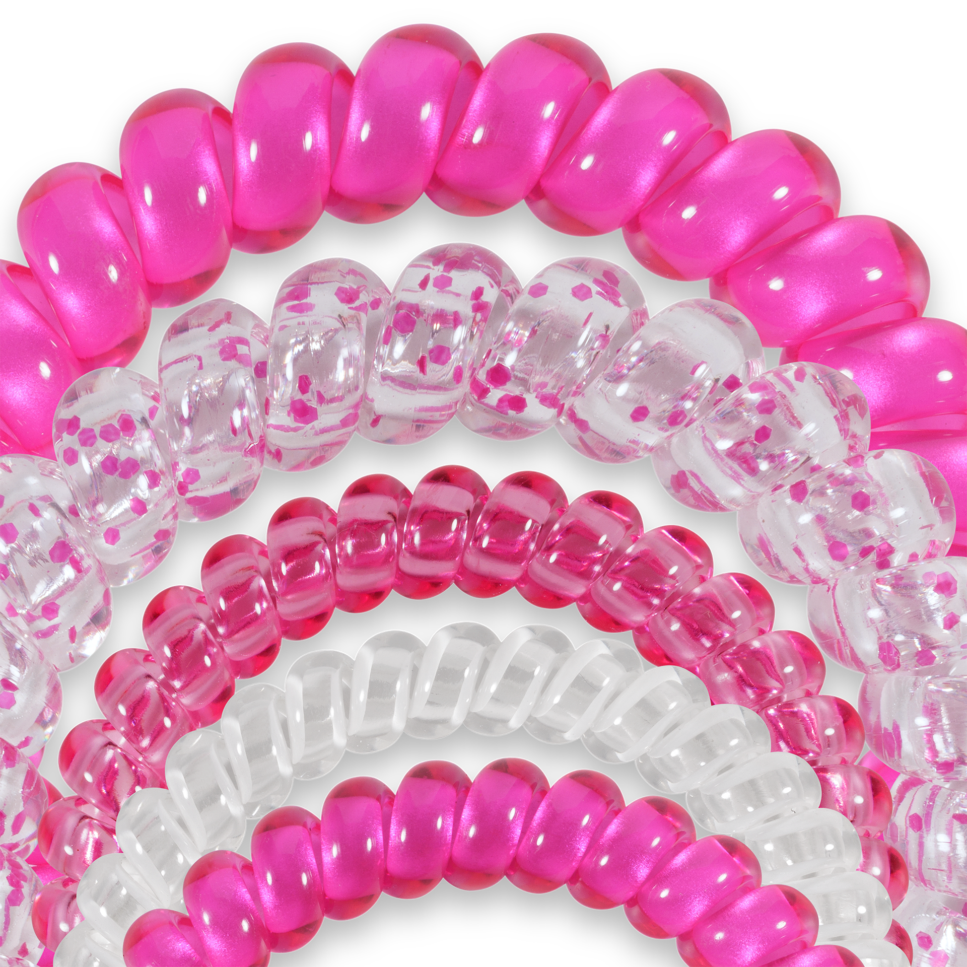 pink flirt pack mix hair ties teleties