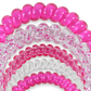 pink flirt pack mix hair ties teleties
