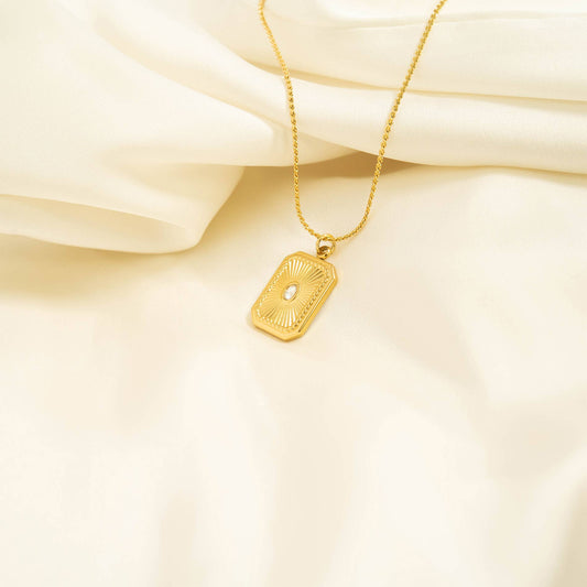 Sunburst Crystal Charm