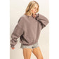 Crew Neck Oversized Sweatshirt