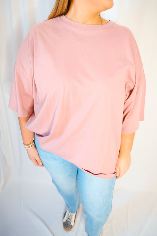 Drop Shoulder Boyfriend Box Tee