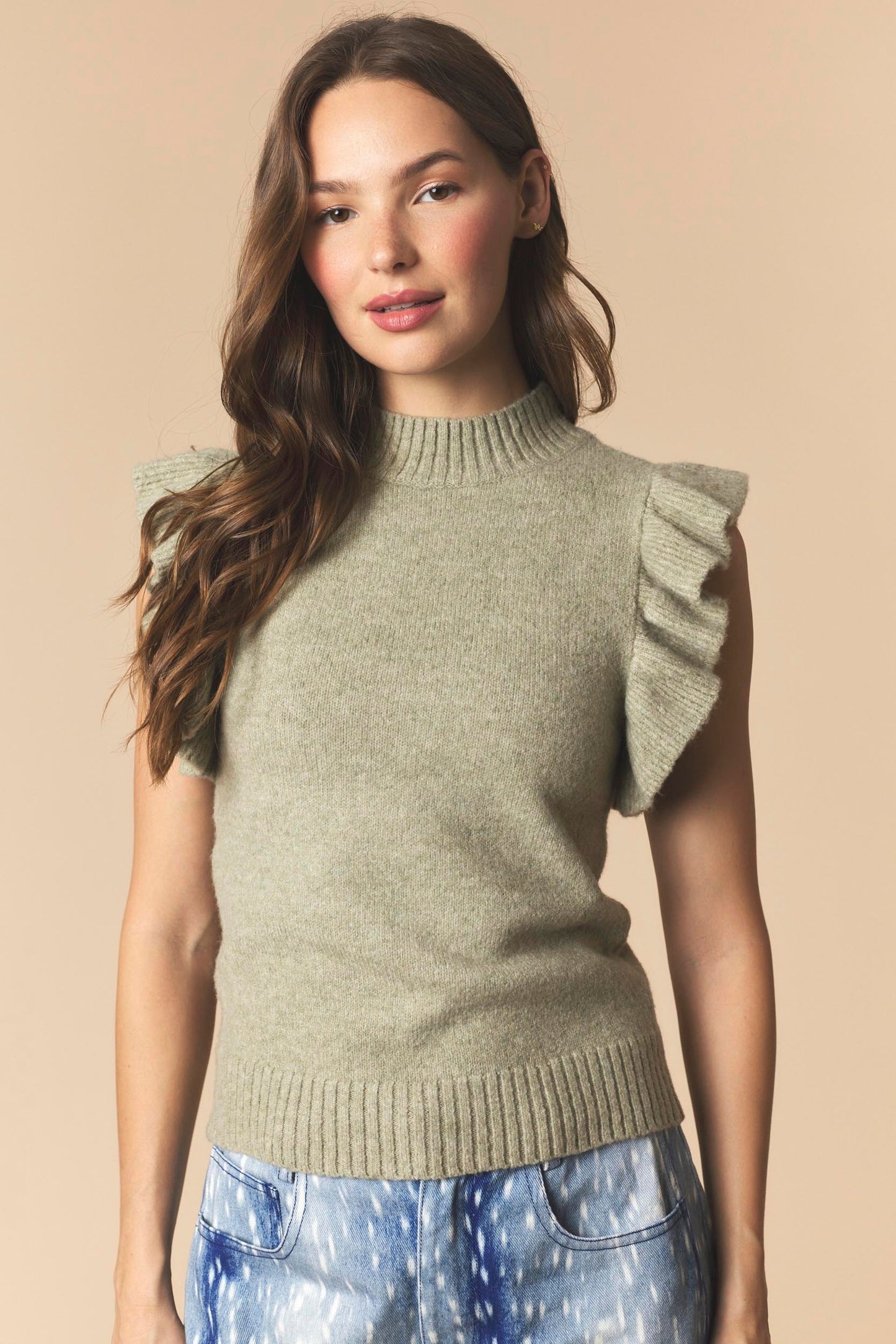 Olive & Grace Ruffle Sweater