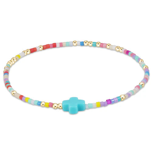ENewton Hope Unwritten Signature Cross Bracelet - Hot Mess