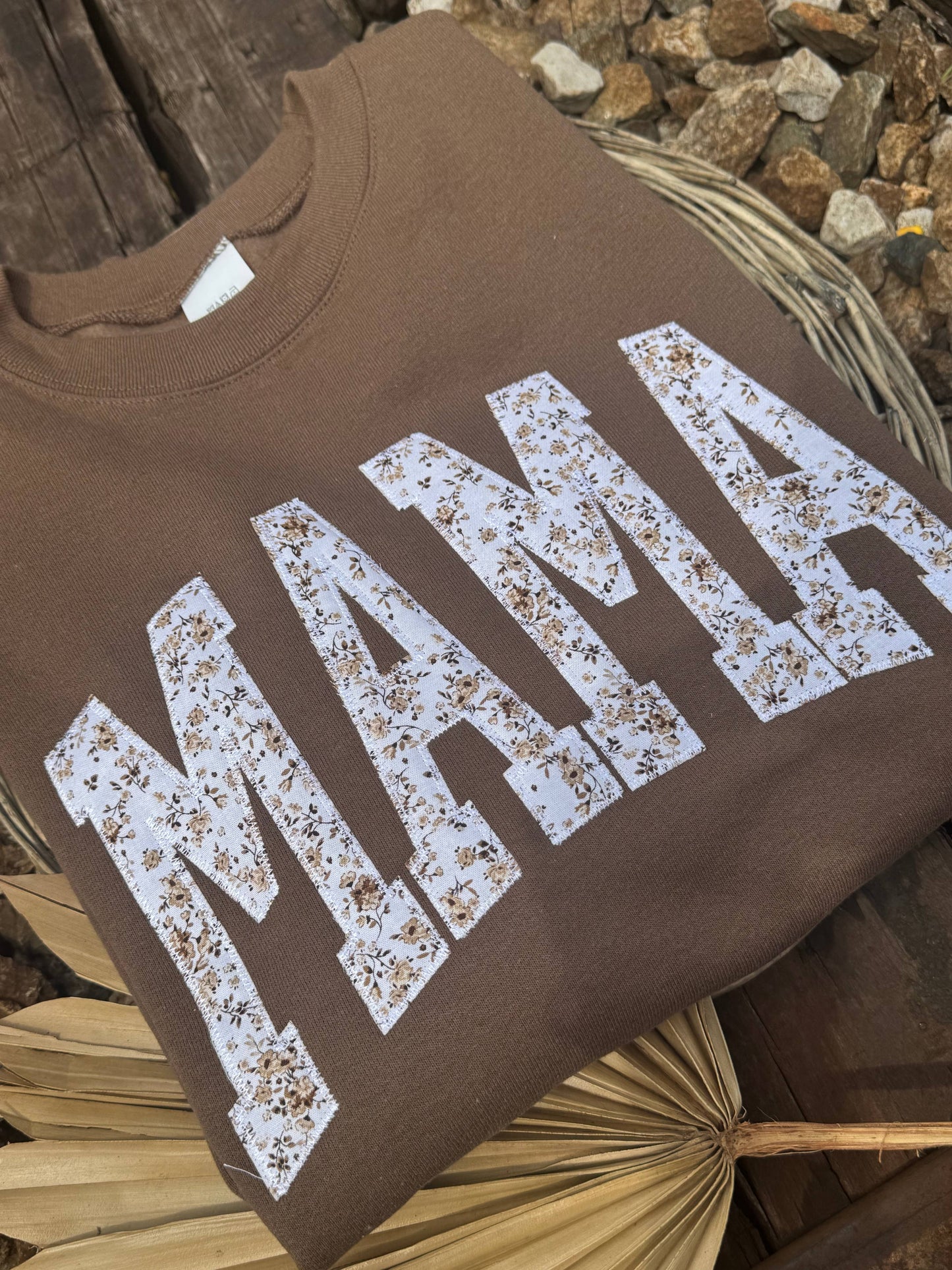 Floral Mama Short Sleeve Crew Neck Tee