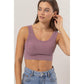 Washed Seamless Tank Crop Top