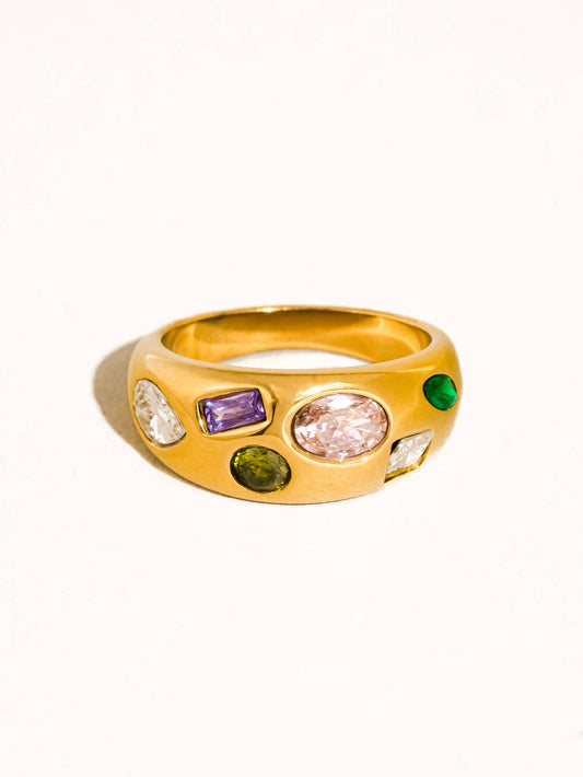 Orlume Colorful CZ Dome Ring