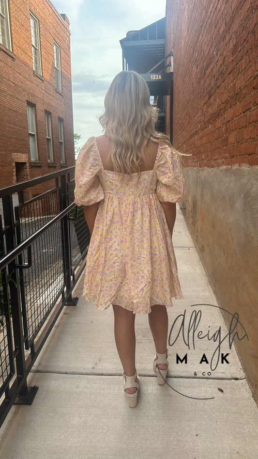 All My Love Floral Dress