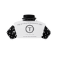 Black hair clip with Teleties branding on a white background