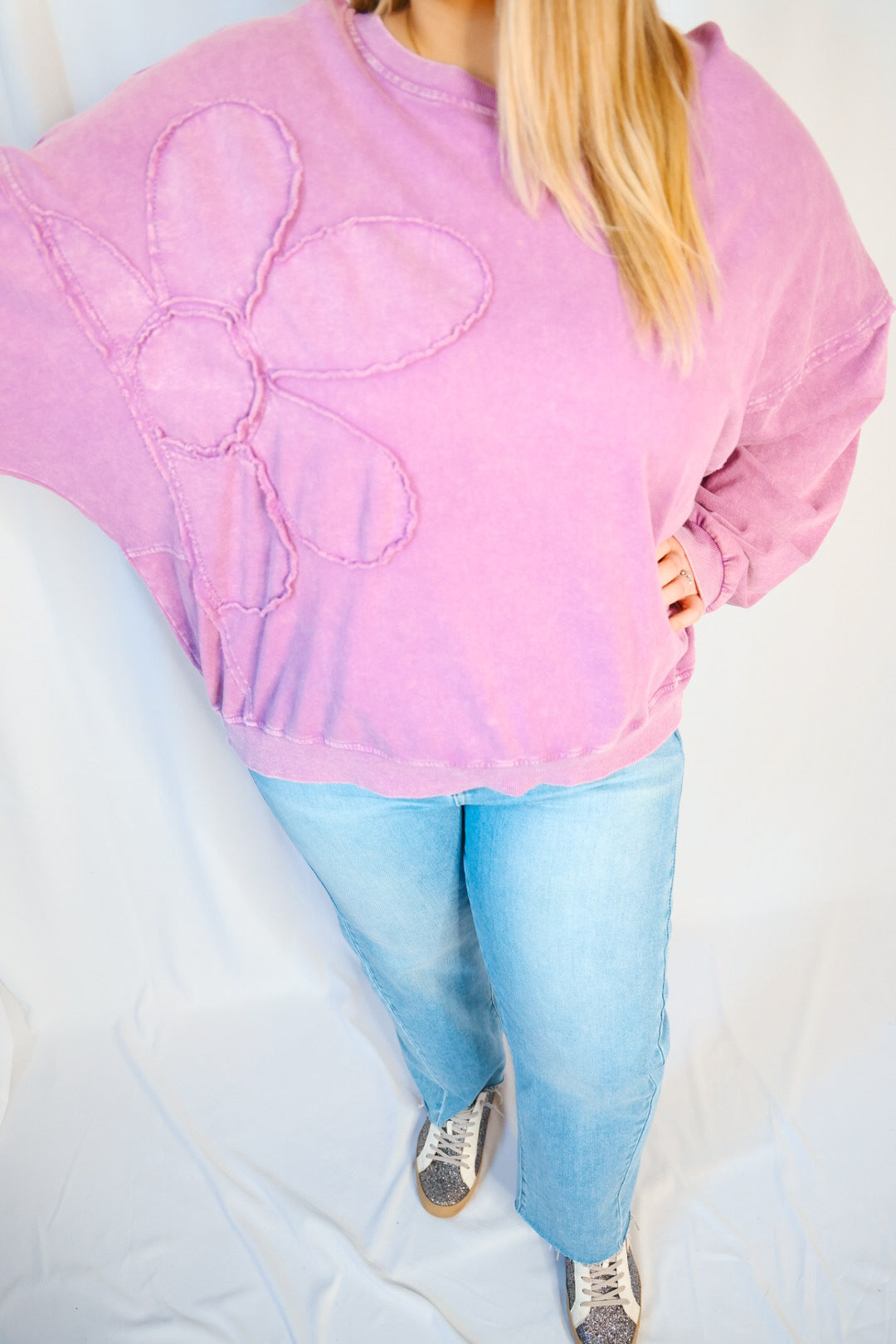 Flower Patch Pullover