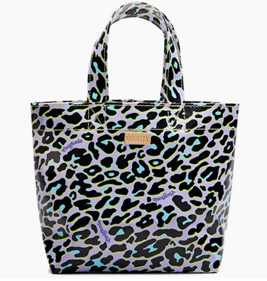 Consuela leopard print dee dee handbag