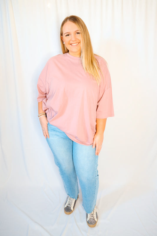 Drop Shoulder Boyfriend Box Tee