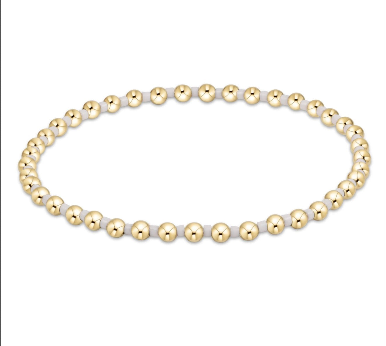 ENewton Hope Grateful Bead Bracelet - Milkshake