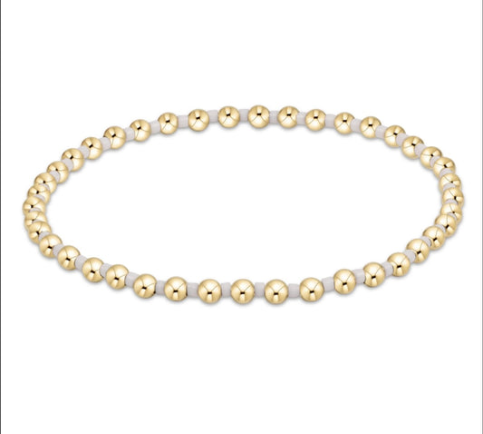 ENewton Hope Grateful Bead Bracelet - Milkshake