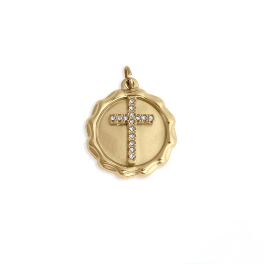 Rhinestone Cross Pendant