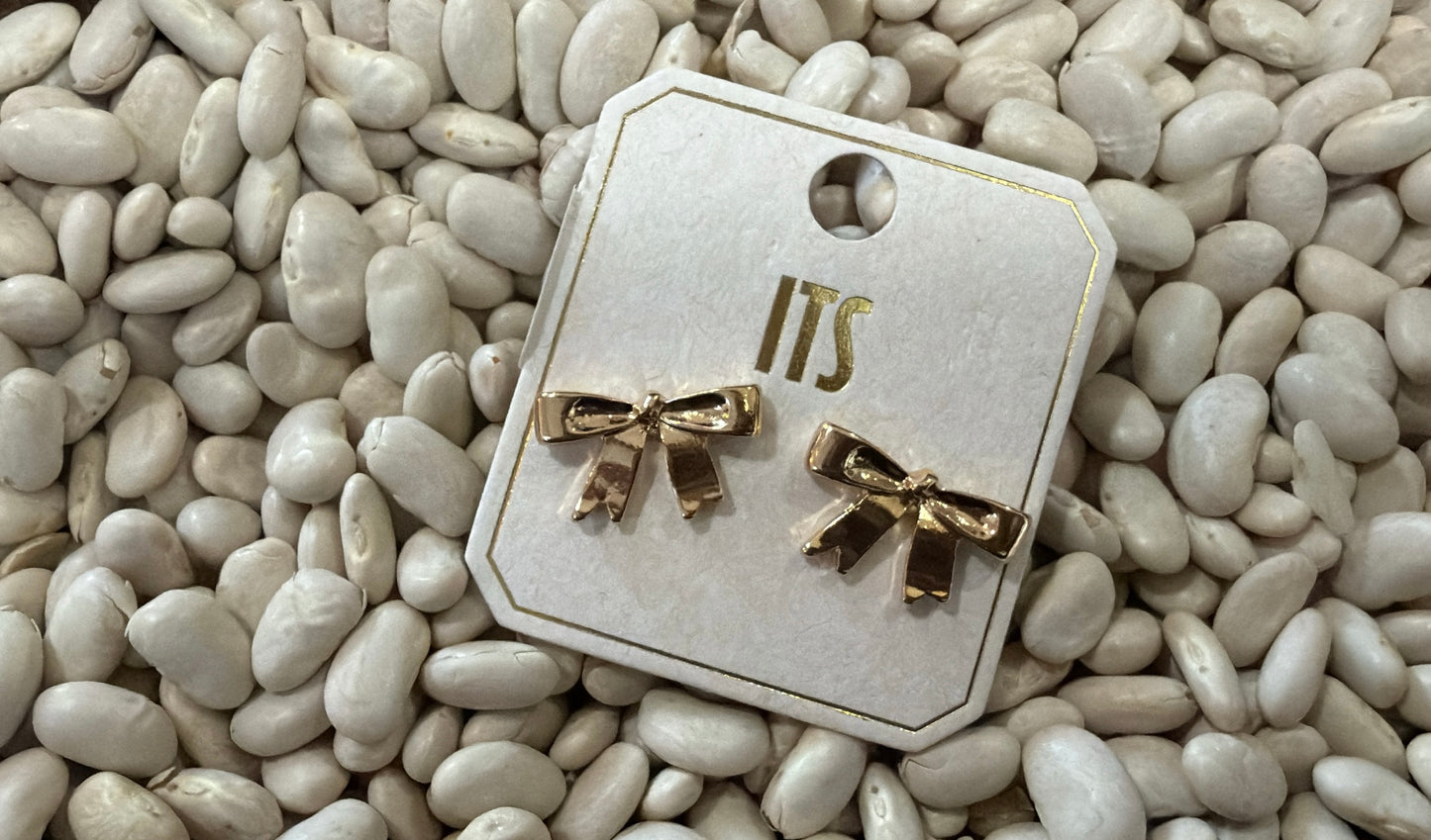 Bow Studded Earrings