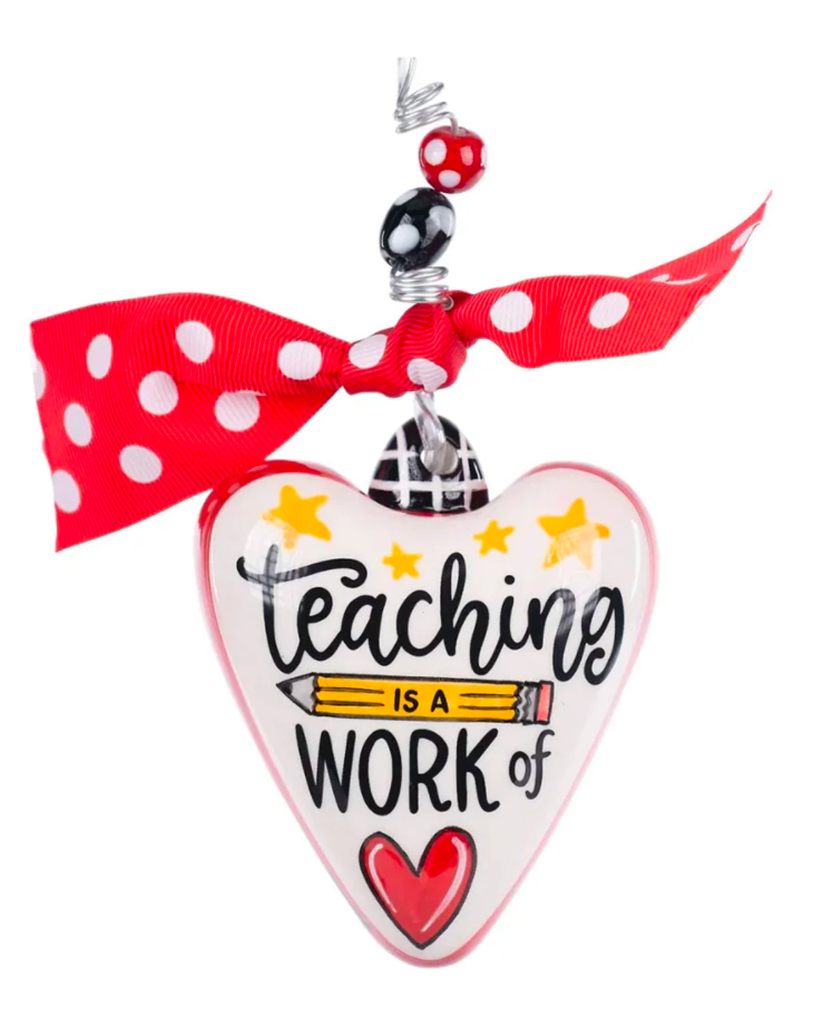 Teaching Heart Ornament