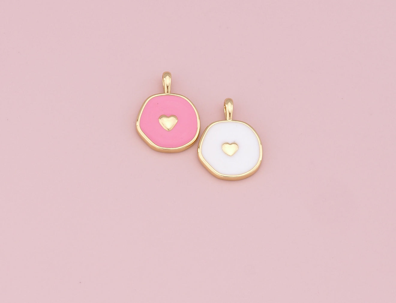 Enamel Heart Charm