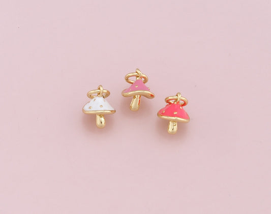 Tiny Mushroom Charm