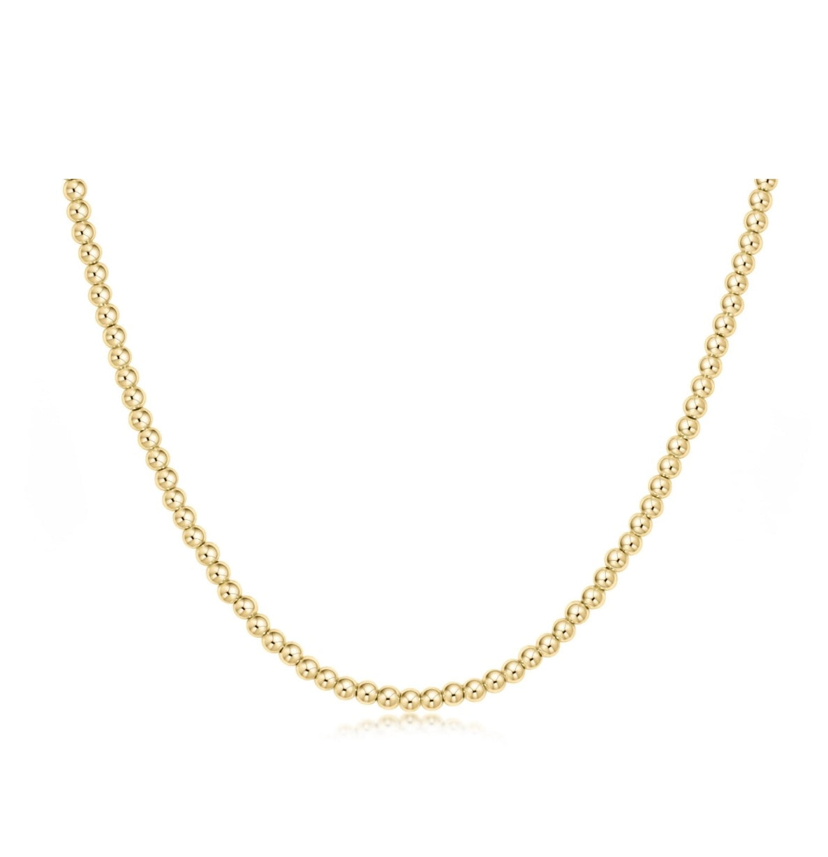 ENewton 15" Choker Classic Gold 3mm Beaded