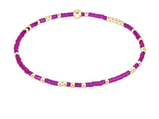 Hope Unwritten Bead Bracelet - Fuchsia