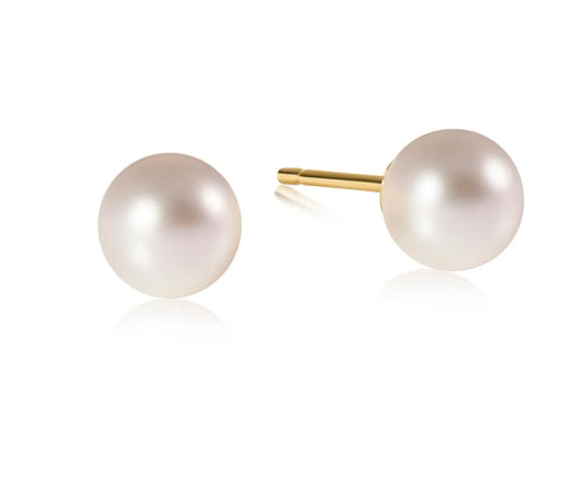 ENewton Classic 8mm Ball Stud - Pearl Earrings