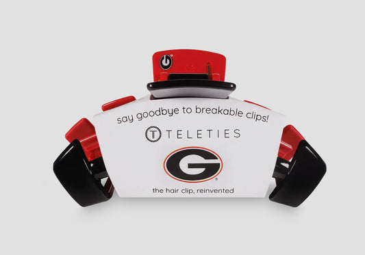 University of Georgia Teleties Hair Clip