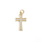 Stone Cross Charm