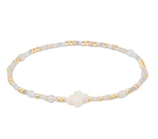 ENewton Hope Unwritten Cross Bracelet- Call Me On My Shellphone