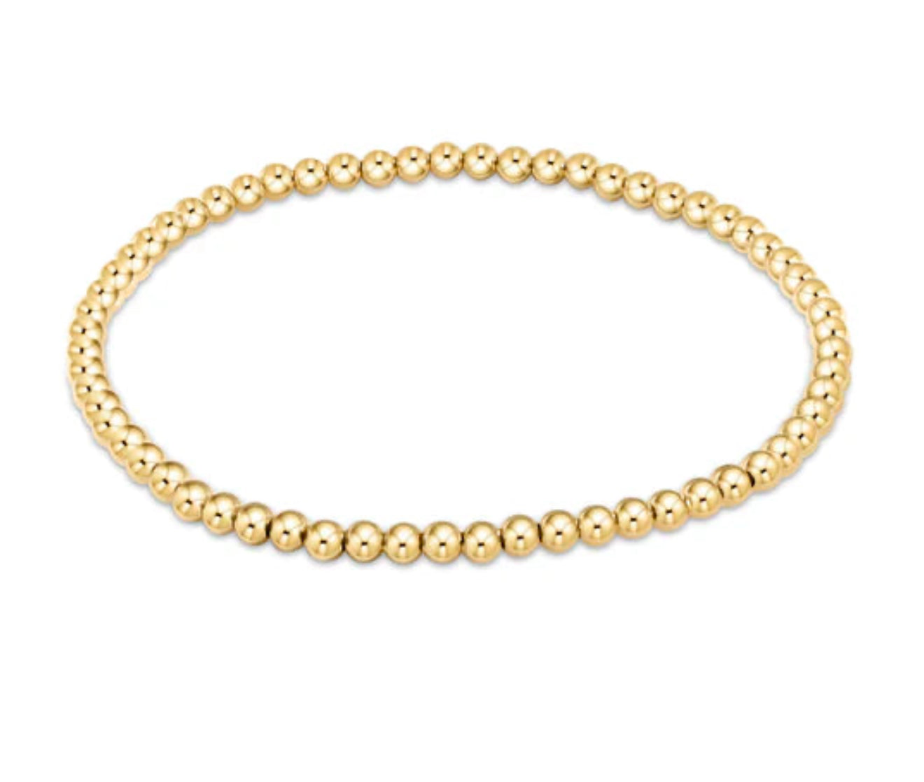 ENewton Classic Gold 3mm Bead Bracelet