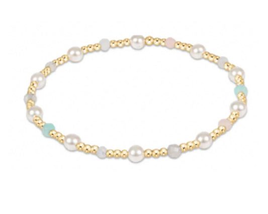 ENewton Pearl Sincerity Pattern 4mm Bead Bracelet Hot Mess - Spring/Summer 2025