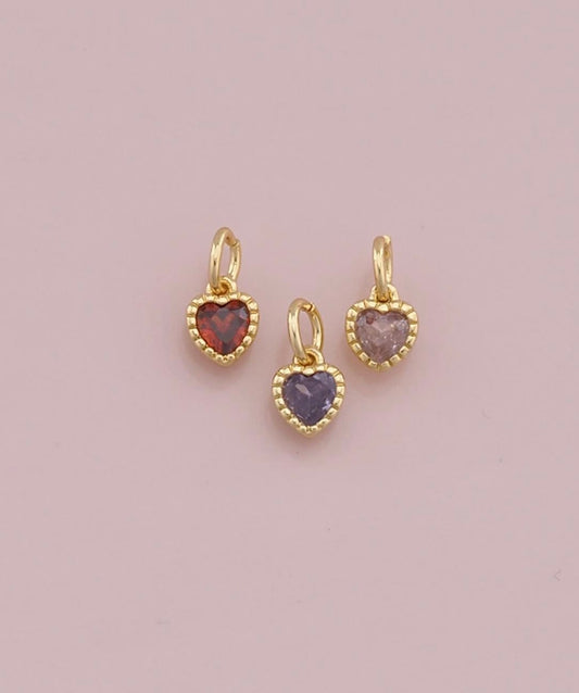 Mini Heart Charm Pendant