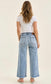 Judy Blue Mid Rise Wide Leg + Hollywood WB + Fray Hem