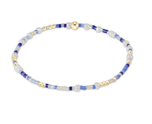 Hope Unwritten Bead Bracelet - In A Smurf's Butt Blue?