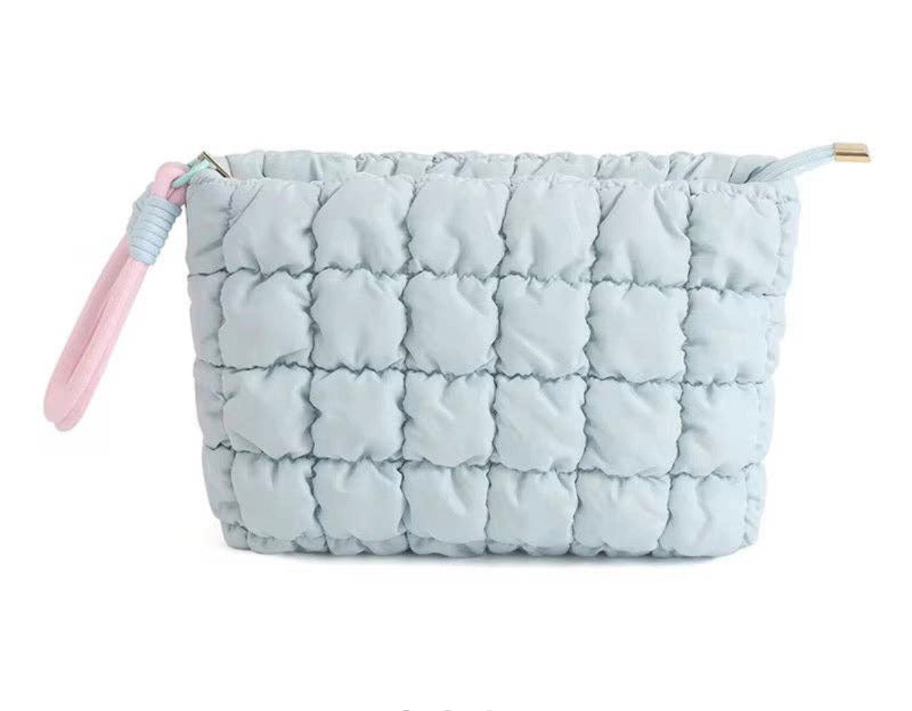 Puff Spring Blue Cosmetic Bag