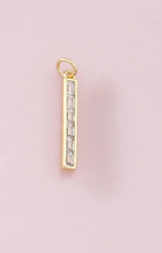 Dainty Strip Charm Pendant