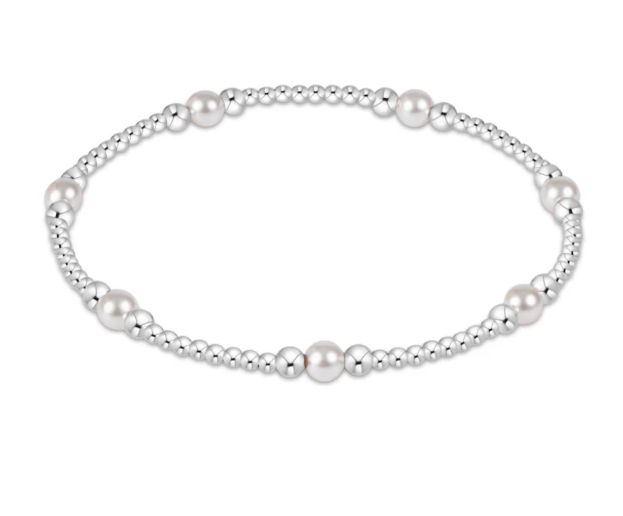 ENewton Classic Sterling Pearl Purpose 4mm Bead Bracelet