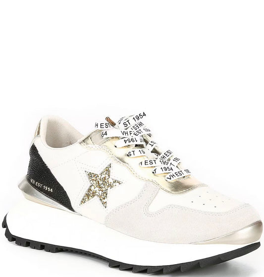 Vintage Havana Major Star Glitter Suede Retro Platform Sneakers