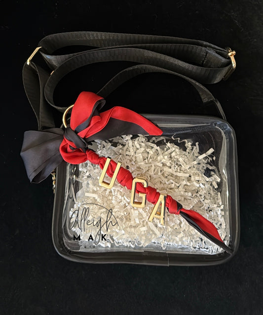 UGA Bag Scarf Charm