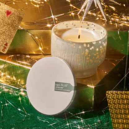 Capri Blue Crystal Pine Holiday Mercury Inverted Candle