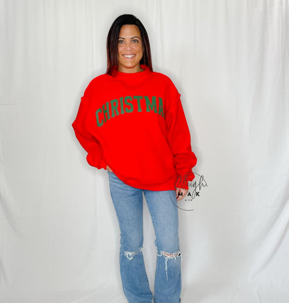 Christmas Reversible Mockneck Sweatshirt