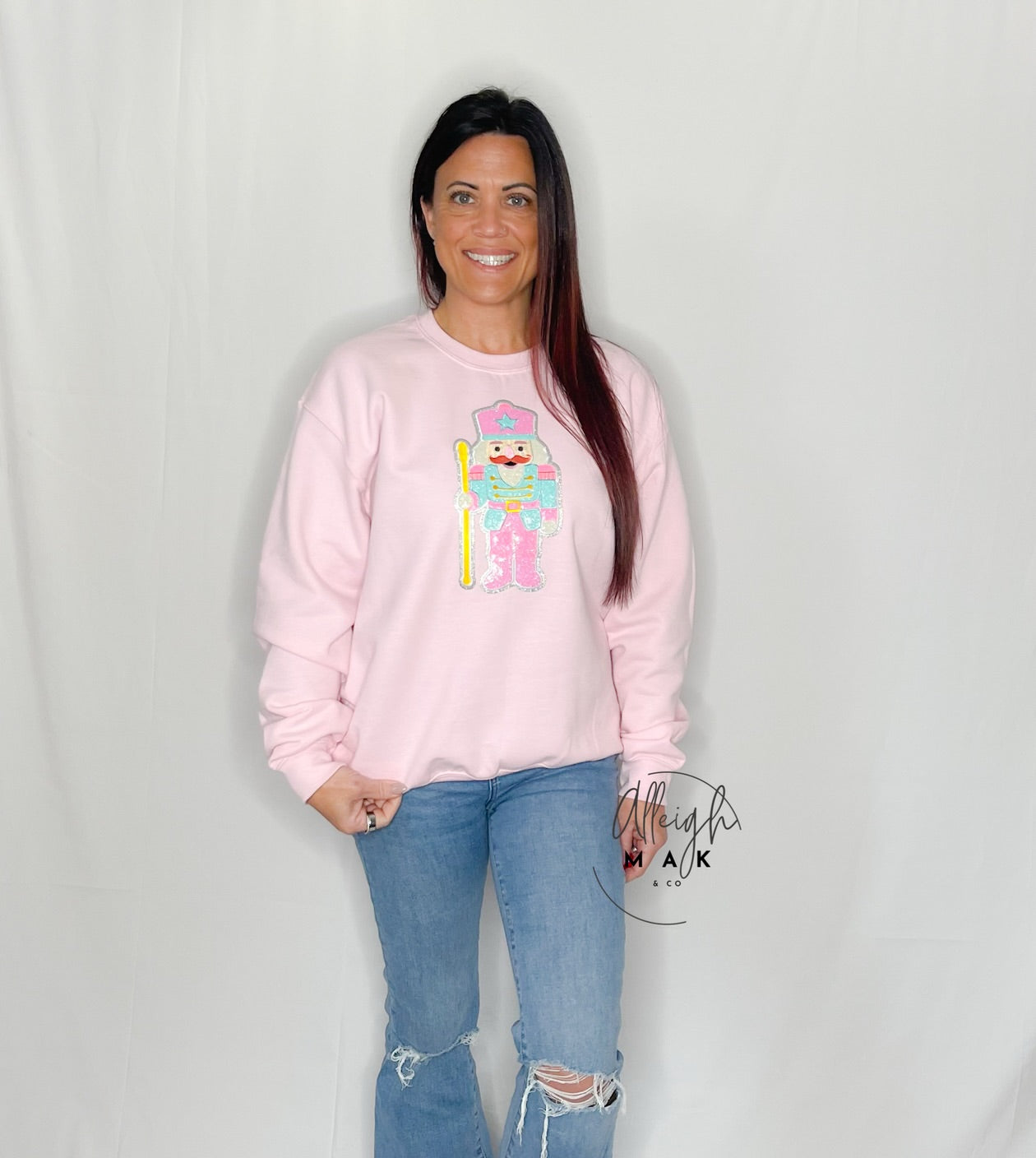 Nutcracker Sequin Crewneck