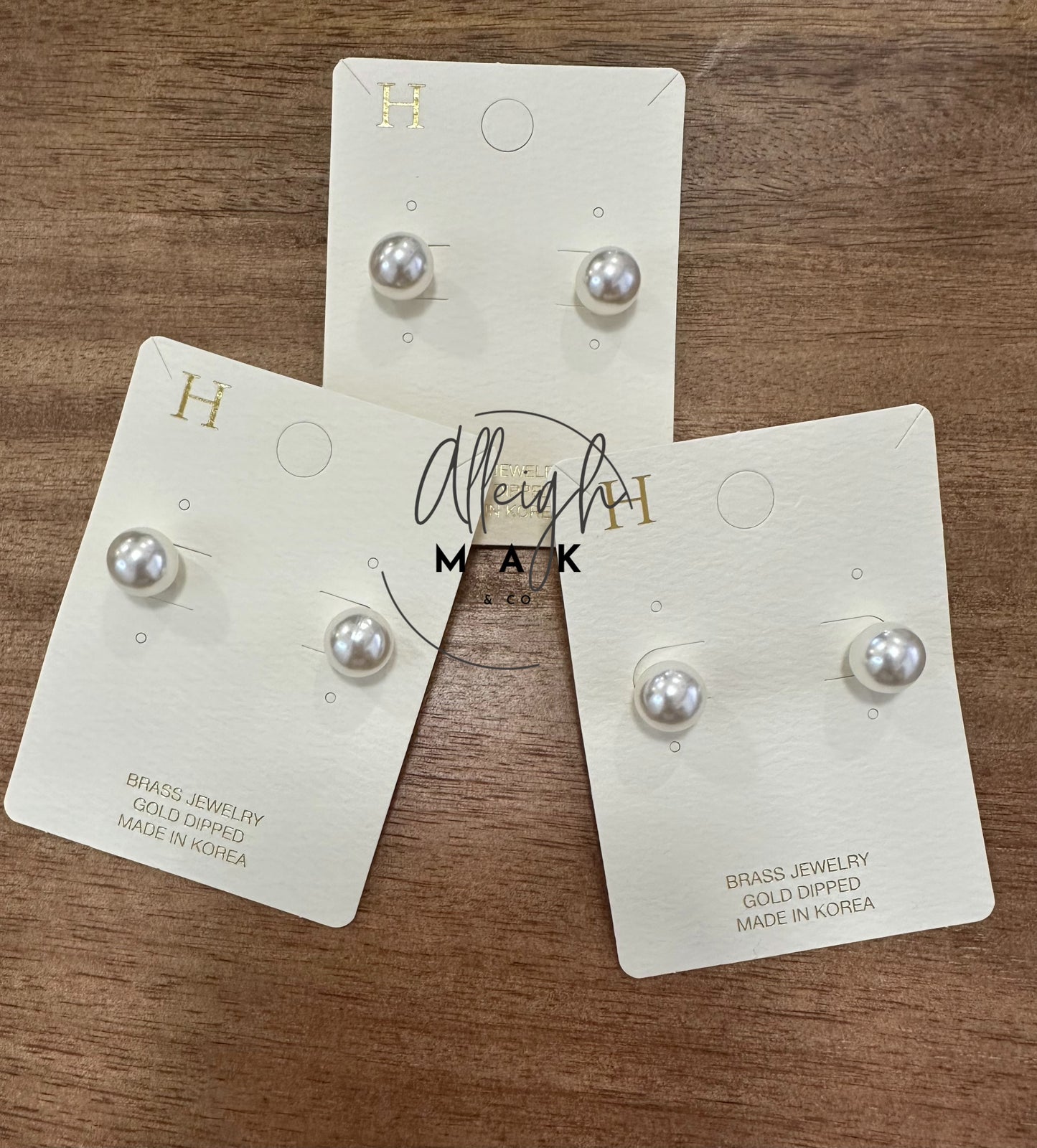 Pearl Stud Earrings