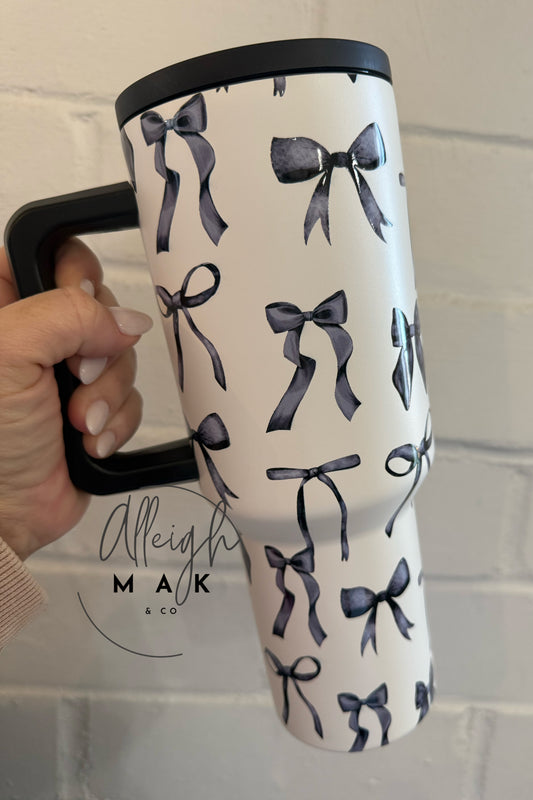 Midnight Bow Tumbler