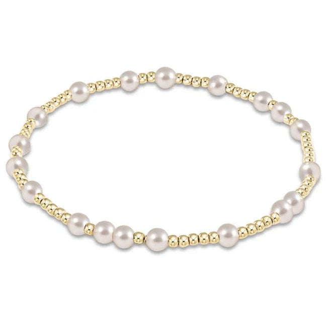 ENewton Hope Unwritten 4mm Bead Bracelet, Pearl