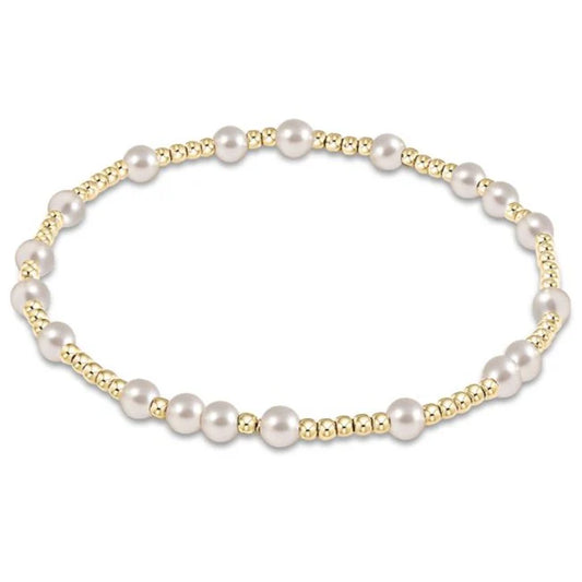 ENewton Hope Unwritten 4mm Bead Bracelet, Pearl